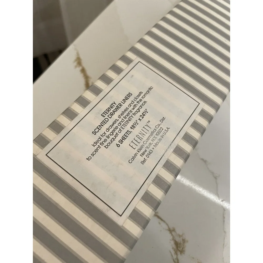 Vintage Eternity Calvin Klein Drawer Liners Scented 6 Pieces 18.5